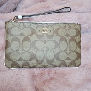 *SOLD* Oversized Coach large wristlet